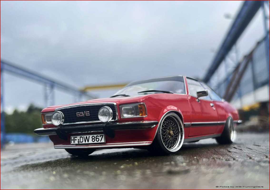 1:18 OPEL Commodore B GS/E Coupe Bj.75 Rot Limited Edition + OVP